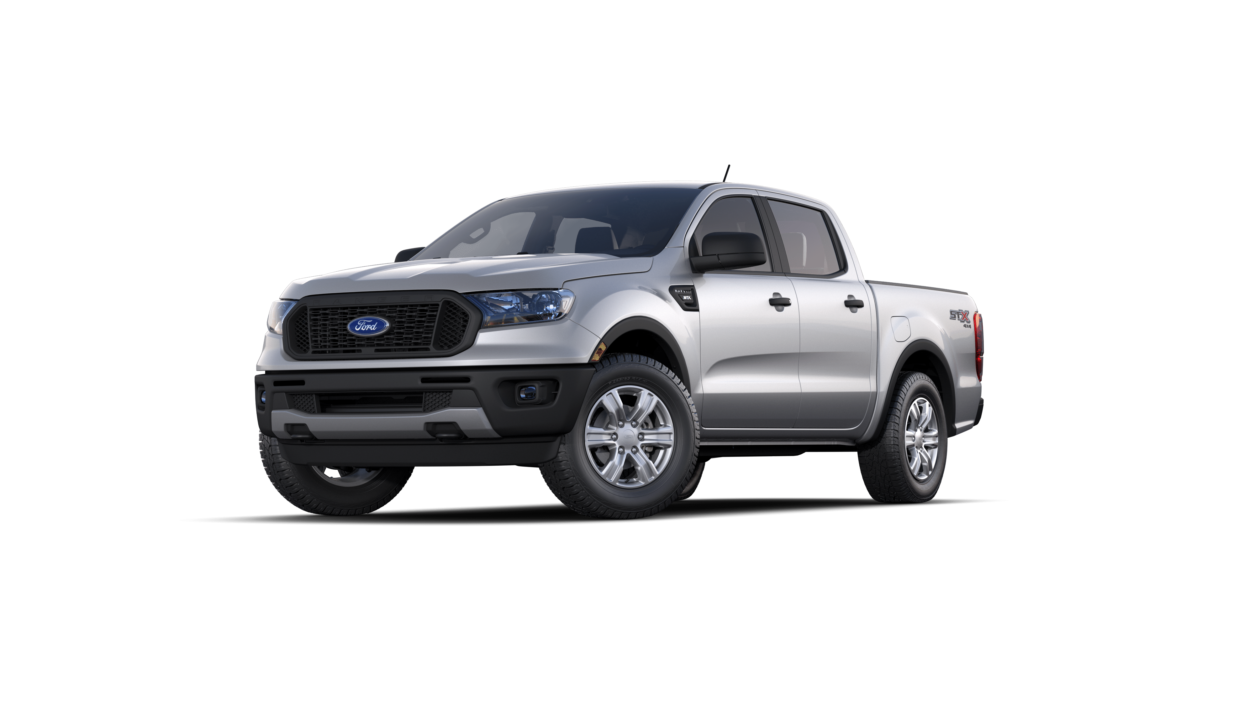 New Iconic Silver Metallic 2020 Ford Ranger XL 4WD SuperCrew 5' Box for